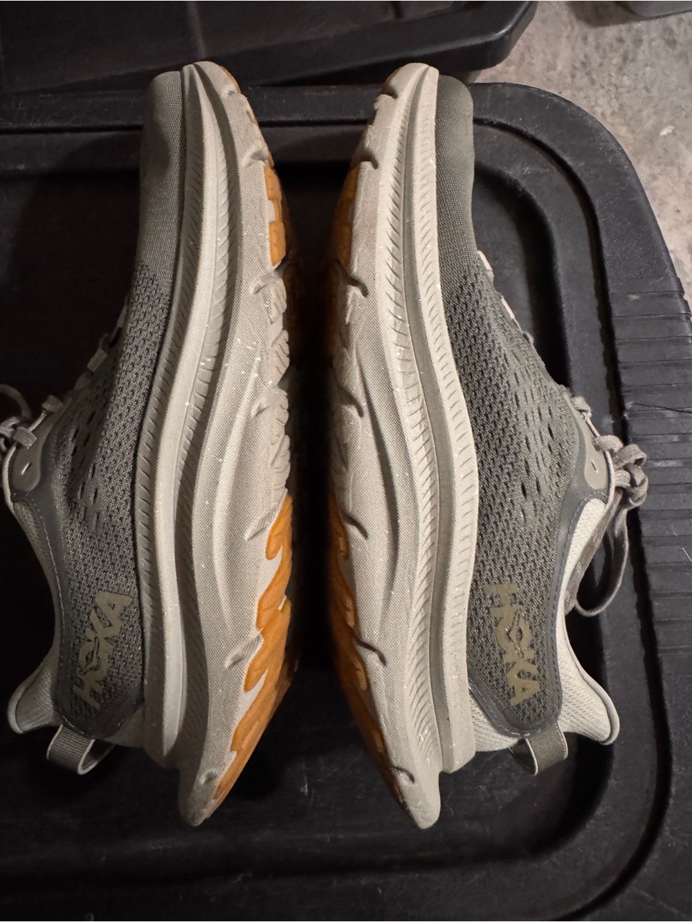 Hoka Neutral sage/green kawana Cushioned Athletic Sneakers